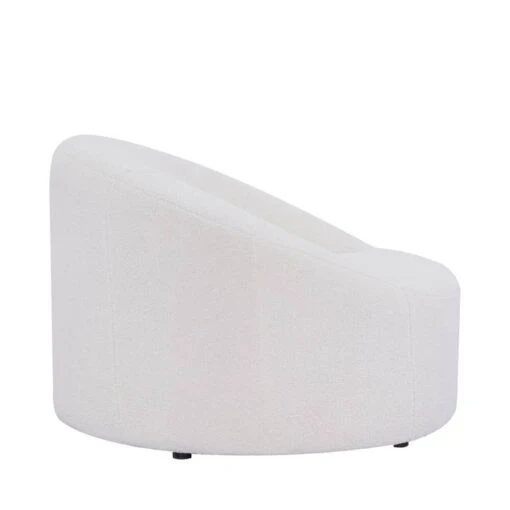 Fauteuil Design En Bouclette Ivoire -Mobilier De Maison 61f911dae4d74455b12f4dd395c5bea7