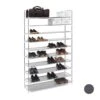 Étagère à Chaussures XXL 50 Paires Gris -Mobilier De Maison 63aa9b76342d473ba4b4da07e94bbcc0