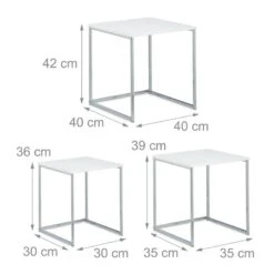 Table Gigogne Lot De 3 Bois -Mobilier De Maison 63d0ef6e8a254c4fa480d6be01c324aa