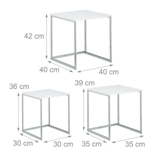 Table Gigogne Lot De 3 Bois -Mobilier De Maison 63d0ef6e8a254c4fa480d6be01c324aa