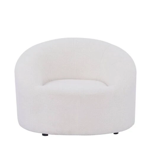 Fauteuil Design En Bouclette Ivoire -Mobilier De Maison 64fc9c0300f24d6db78b2ab8524de349