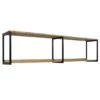 Étagère Murale Double Icub 30X160x48h.cm -Mobilier De Maison 65de1d9a81864aa6be8f3685cf4e7cd3