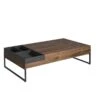 Table Basse Grise Et Noyer -Mobilier De Maison 65fff8b1f9d64fd9b2553d7517a84c7d