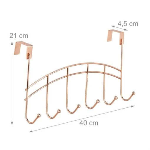 Patère De Porte 6 Crochets -Mobilier De Maison 6756c67ff9ad46b7bfda6d9b647c045d