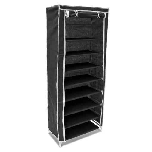 1xArmoire à Chaussures En Tissu Pliante -Mobilier De Maison 6833ddae2fae4528b77e3aa9b7b36889