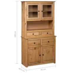 VIDAXL Buffet Haut -Mobilier De Maison 68a137979f8d442baaf3bd338abfafc6