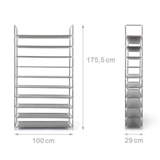 Étagère à Chaussures XXL 50 Paires -Mobilier De Maison 73b9a5d177894c3a8d84638e3a9e23df