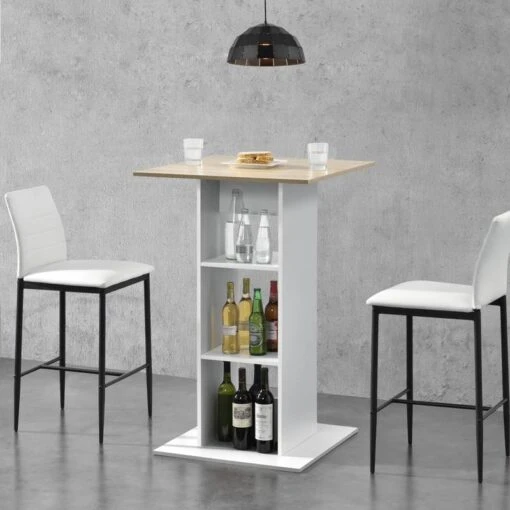 Table De Bar Visby 3 Étagères -Mobilier De Maison 74989f1d9ea748239bdbbd435bd1c658