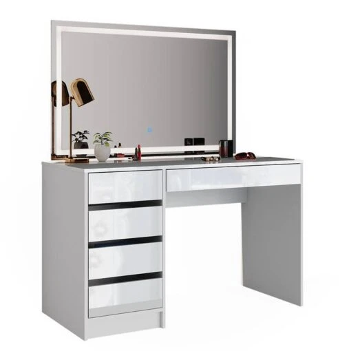 Coiffeuse Sherry Avec Miroir LED -Mobilier De Maison 74fee7e3208a499fa247c1c18d37e06d