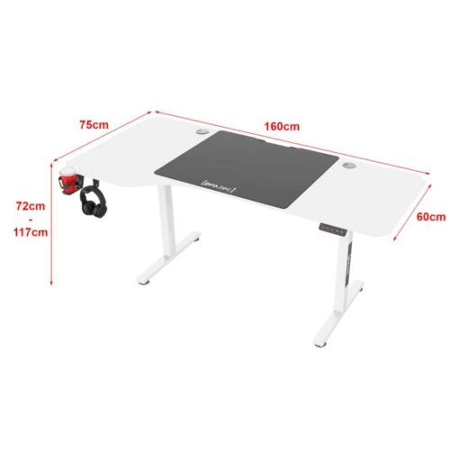 Pro-Tec Bureau électrique Virolahti Forme L -Mobilier De Maison 7a783be914c34e25b56c11f7bacf4ea8