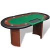 VIDAXL Table De Poker -Mobilier De Maison 7c806b1fa37148d191918237c7f0c486