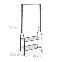 Penderie à Roulettes Avec étagères -Mobilier De Maison 7e352f4ec73a4cb7a2137b1af9afa04c