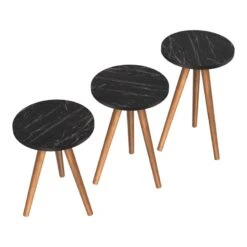 Set De 3 Tables D'appoint Snede Rondes -Mobilier De Maison 7ee2b31f347543b69f8da0f2894e2f61