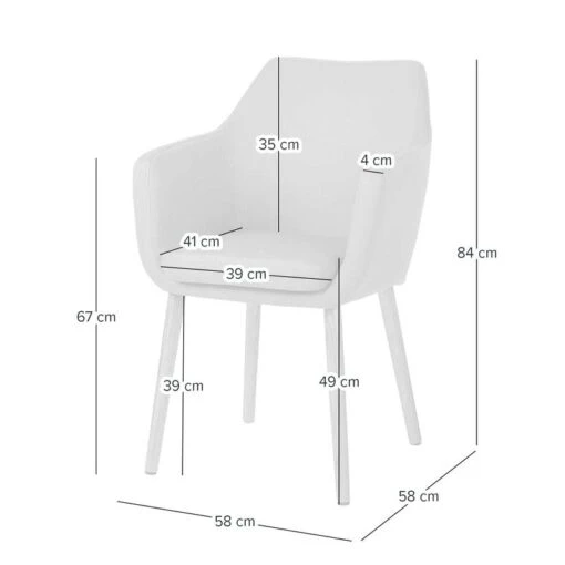 Chaise à Accoudoirs NICHOLAS -Mobilier De Maison 8000001083 230912 500 SKETCH DETAILS P000000008000001083 sketch