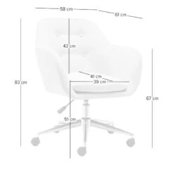 Chaise De Bureau Warschau -Mobilier De Maison 8000046009 230414 500 SKETCH DETAILS P000000008000046009 sketch