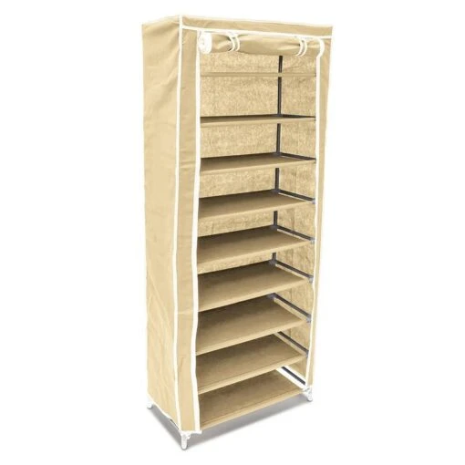 Armoire à Chaussures En Tissu Pliante -Mobilier De Maison 832fe8db033543e5888ed9f25a817f2c