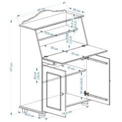 Bureau DAVID -Mobilier De Maison 837cba638c814fe983110b0717dd7727