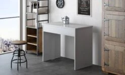 Console Extensible Jusqu'à 300cm Blanc -Mobilier De Maison 84449bab63f74951b4bee21d5ccb91f8