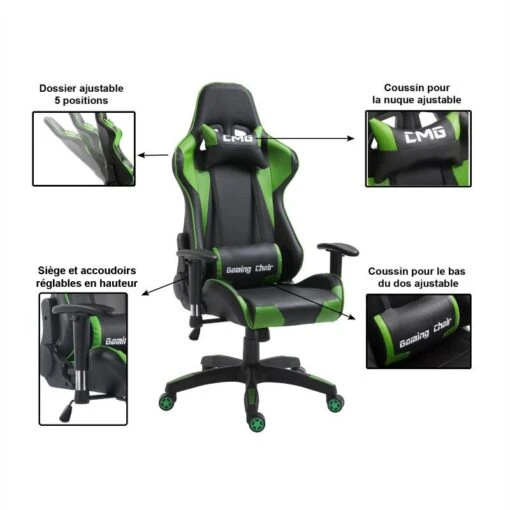 Fauteuil De Bureau GAMING -Mobilier De Maison 856f74c1e8994be0a3c6430ca5efc174 1