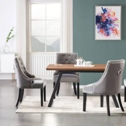 4 Chaises De Salle à Manger Windsor -Mobilier De Maison 869002cf70c84a2eb771b6591870d7d2