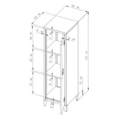 Armoire à Casier Kurikka Métallique -Mobilier De Maison 8790ff51ef79475b86454940284eae73