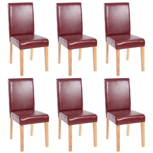 Chaise Littau Simlicuir Lot De 6 -Mobilier De Maison 88d85ff1002642eba541e9701a4c6604