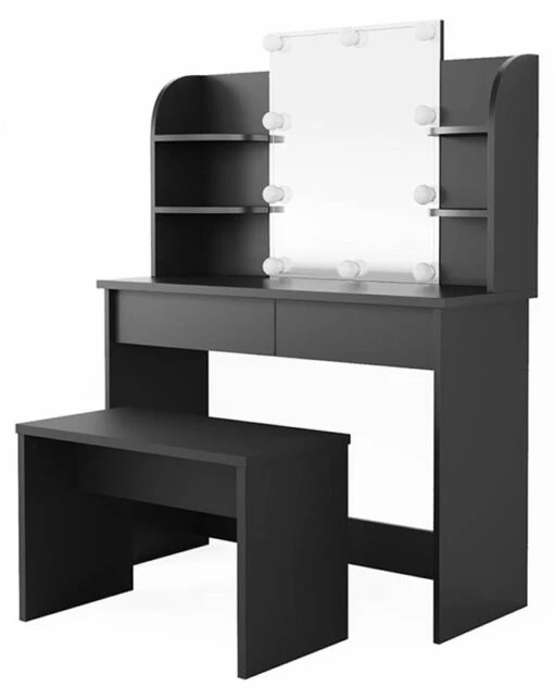 Coiffeuse Charlotte Noir, Banc & LED -Mobilier De Maison 89d066eb746b4a389da8d5f6c9ccfa26.cropped 109 82 702 885.processed