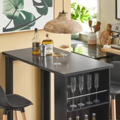 Table Haute Table De Bar FWT17-W -Mobilier De Maison 8d45fda470c049daa60c96589c60dd1e