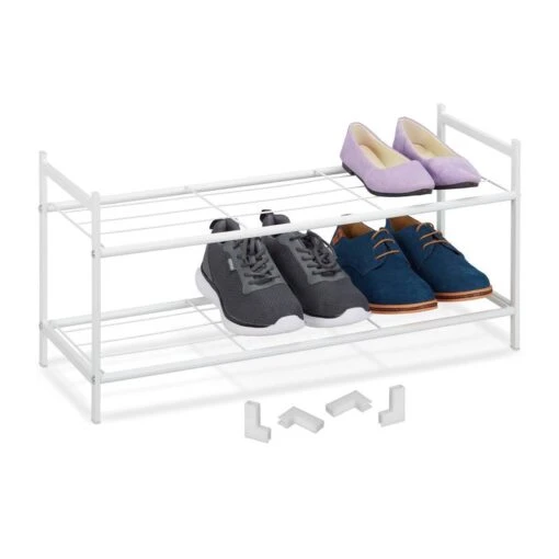 Étagère à Chaussures Empilable 2 Niveaux -Mobilier De Maison 93316f93f85541e2bfdabc20a555e069