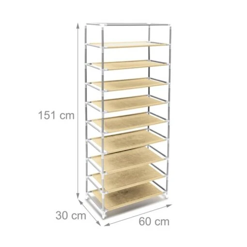 Armoire à Chaussures En Tissu Pliante -Mobilier De Maison 96c101ad0abd459fb1fa058c0add676a