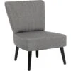 Fauteuil En Tissu Zoé - 1 Place - Gris -Mobilier De Maison 96f87861c8fe422ba429b7f83ae04016