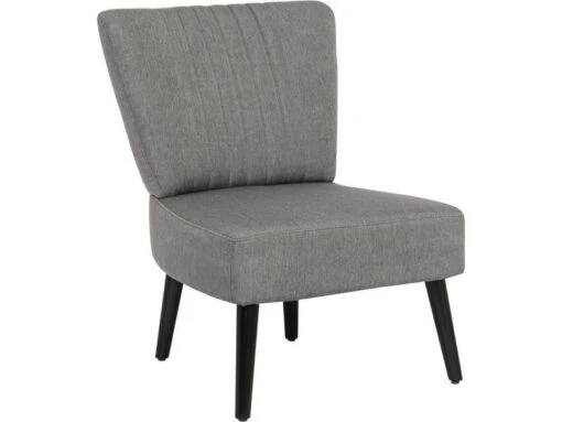 Fauteuil En Tissu Zoé - 1 Place - Gris -Mobilier De Maison 96f87861c8fe422ba429b7f83ae04016