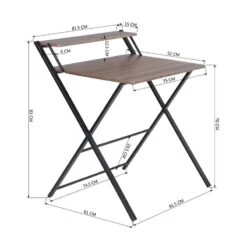 Bureau Pliable MEGAN TABLE -Mobilier De Maison 9c6be4bd290648799c1a471cf8e67164