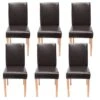 Chaise Littau Simlicuir Lot De 6 -Mobilier De Maison 9d7b7b85bc754a14912399360bc4d972