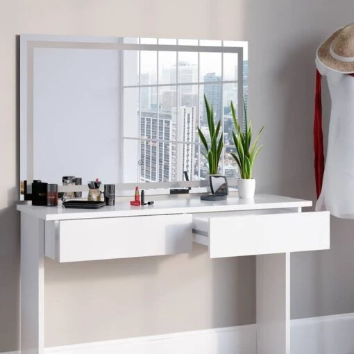 Coiffeuse Azur Avec Miroir LED -Mobilier De Maison a0d9ba1ec03841dd943be90324a5bed3