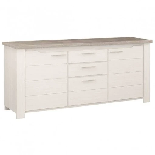 Buffet Effet Frêne Blanchi Chêne Gris -Mobilier De Maison a5cd4e12504a4decb86b2b2e2f5b1125