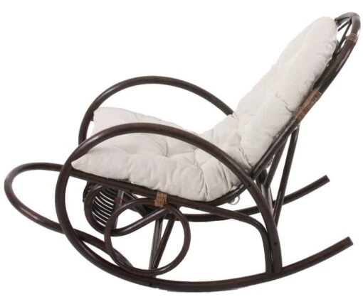 Fauteuil à Bascule HWC-C40 Rotin -Mobilier De Maison a71cd75611d34fa2827587c1cb6185af