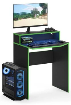 Bureau Ordinateur Kron 70cm Noir/vert -Mobilier De Maison a964d2d5b1f94da1adaafdcb011b840f.cropped 181 84 596 876.processed