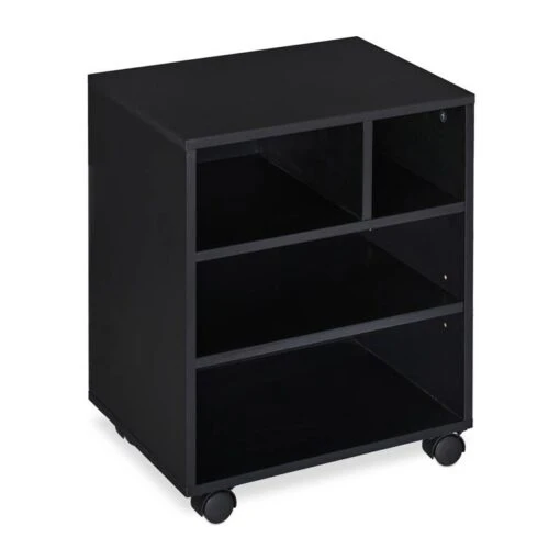 Caisson à Roulettes Noir -Mobilier De Maison aafb1c0f7e0f47bb92c1214691cde580