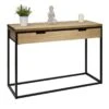 Console Avec Tiroir Icub 35x120cm Noir -Mobilier De Maison aedcb34cf4fd47aa9b81085a12649d7e