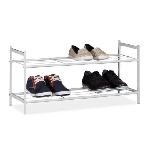 Meuble à Chaussures SANDRA 2 étages -Mobilier De Maison af619b9b14bd4732964d324bb40a8039