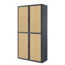 Armoire à Dossiers EasyOffice -Mobilier De Maison aktenschrank easyoffice anthrazit buche 204 cm 1751198