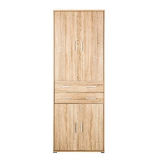 Armoire De Bureau Office Line - 4 Portes -Mobilier De Maison aktenschrank office line 6 ordnerhoehen i eiche sonoma dekor 2916413