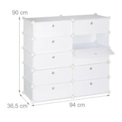 Meuble à Chaussures Avec 10 Casiers -Mobilier De Maison b1bdcd6ec1ee440a8d74ad3040247f25