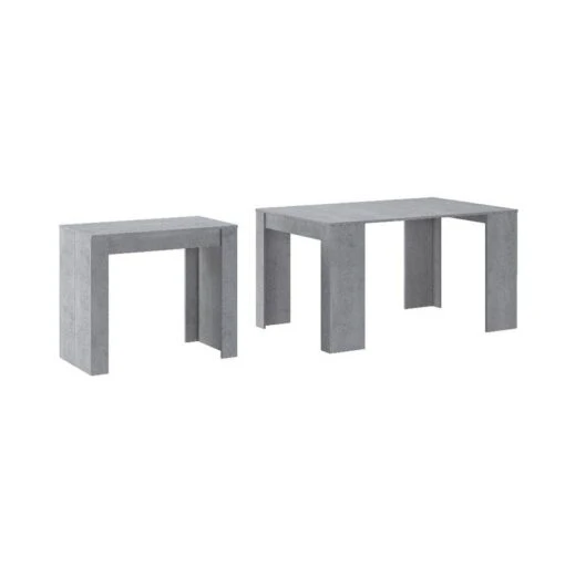 Console Extensible Jusqu'à 140cm Blanc -Mobilier De Maison b3d22fc64f7340808e514528d07723ed