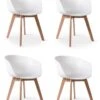 Lot De 4 Chaises ALBORG -Mobilier De Maison ba542a4110eb4701be0af84762a3c285