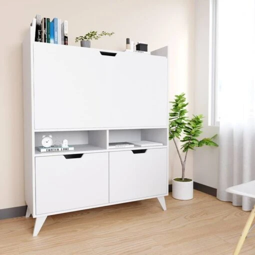 Secrétaire Berdi Blanc -Mobilier De Maison bb074b4275e7408fa0472b9a86f72d5b