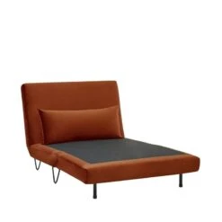 Fauteuil Convertible En Velours Rouille -Mobilier De Maison bbf9ac1482f9470e8d6a25f3ae3963a9