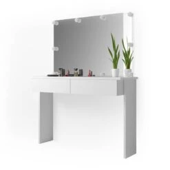 Coiffeuse Azuravec Miroir Et LED -Mobilier De Maison bd8ffc3320584dd29d15ca48908559b3