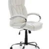 Fauteuil De Bureau Nixon Blanc -Mobilier De Maison be13bb8bb52b408b87e77a81ec030388